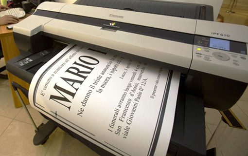 Affissione manifesti funebri